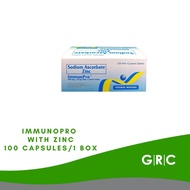 Immunpro with Zinc 100 Capsules / 1 Box