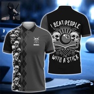 Cross-Border And Men's Casual Trendy Zipper POLO Shirt 3D Digital Printing Short-Sleeved L Personali