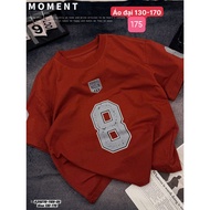 NUMBER 8 PRINTED T-SHIRT FOR BIG SIZE KIDS | AnhMy Baby