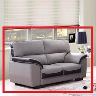 2 Seater Leather Sofa / CASA Leather Sofa / Lounge Chair / Lounge Sofa / Relax Sofa Set - Grey Color