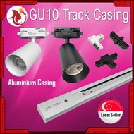 ROLUX - GU10 Track Casing Black White 1M 1.5M Rail I-Connector L-Connector T-Connector X-Connector