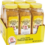 Lawry S Perfect Blend Chicken & Poultry Rub 24.5ออนซ์ (แพ็ค6ชิ้น)
