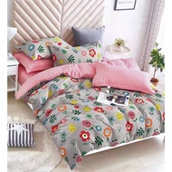 Bedsheet with comforter (Queen)-7 in1