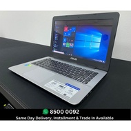 Asus Slim &amp; LightWeight Gaming/Work/Entertainment Laptop + MS Office + 4GB Graphics + NEW BATTERY