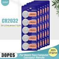 SONY CR2032 CR 2032 3V Lithium Battery Button Coin Cell For Watch Car Key Remote Control Toy BR2032