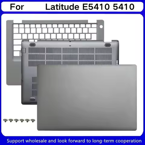 New For Kailxuling Latitude E5410 5410 5411 LCD Back Cover A Shell / Bottom Case Cover 00W819 Silver