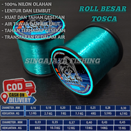 senar pancing ZAWARA warna TOSCA kecil super kuat anti keriting dan lentur warna TOSCA bahan NILON