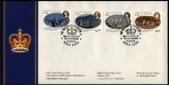 香港郵政 - 一九九三年六月二日✿女皇加冕四十周年紀念✿ 郵票 首日封✿ 珍藏