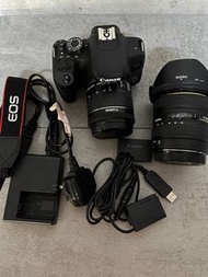 Canon 800d Kit+lensa sigma 10-20 mm+battery usb