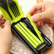 Cutlery set / portable Travel Cutlery / spoon, fork, chopsticks