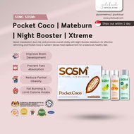 SOM1 SOSM+ Mateburn, Night Booster, PocketCoco (Halal) - Detox, Fat Burner, Meal Replacement