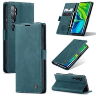 For Xiaomi CC9 Pro/Xiaomi Mi Note 10 /Mi Note 10 Pro Retro Flip Wallet Phone Cover Case Leather Magnetic with Stand Card Slots Casing