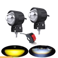 MQQ พ็ค 2ชิ้น 88w + 88w ไฟโปรเจคเตอร์ ไฟหน้ารถยนต์LED ไฟท้าย ไฟสปอร์ตไลท์มอเตอร์ไซค์ สว่างมาก 2 สเต็