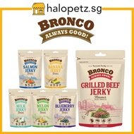 Bronco Jerky Dog Treats 70g -Beef, Blueberry, Melon