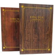 4R Photo Album 300 Pictures 4x6 inch Album Book for 6inch Photo 300pcs With Storage Box Vintage Wood