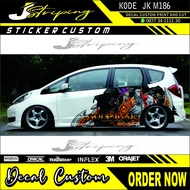 Brio jazz ayla yaris car decal printing sticker