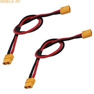 For XT60 Male to Female Connector Extension Cable 14AWG Wire 30CM for RC Battery