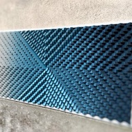 木牆藝術 - 幾何藍灰色吸音板 - 3D 聲音擴散器