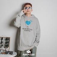 AirRoom HUMAN MADE HOODED SWEATSHIRT Blue Bottle Coffee Co-Branded Love Hat T