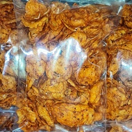 EMPING BELINJAU SIRA PEDAS KERING emping melinja pedas manis snack food kerepek