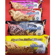 [HALAL] My Bizcuit Wholemeal / Choco / Raisin / Malted Digestive Wheat Biscuits 250gr Delicious and 
