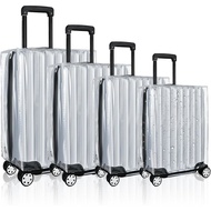 PVC Luggage Cover 20/22/24/26/28/30 Inches/ Waterproof Borderless Scratch-Resistant Extra Thick Tran