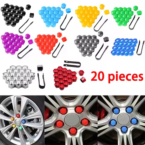 20Pcs 17/19/21mm Car Wheel Nut Bolt Head Cover Cap Protective Bolt Rims Exterior Decoration Special