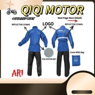 ARAISPORT ARAI SPORT BLUE COLOR AR1 2 LAYER BAJU HUJAN MOTOR RAINCOAT MOTORCYCLE (S-8XL)