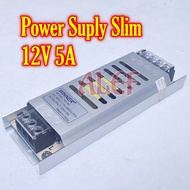 Slim 12 power supply 5 ampere 12V 5A power supply adapter