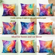 throw pillow case 18x18 16x16 20x20inches Colorful Swirl Abstract cushion