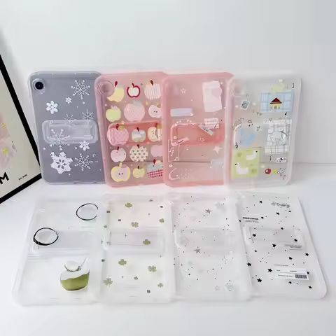 Korean Cute Apple Star Tablet Case For Samsung Tab A11 A9 A11+ A9+ 11in A8 10.5 A7 Lite 8.7 inch Kic