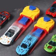 Random Metal Mini Toy Racing Car With Track Launcher, Racing Car Toy Set, Stress Relief Toy, Toy, To