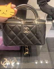 Chanel Bag VANITY WITH CHAIN 黑色長盒子 FULL SET 長盒 小盒子 新款