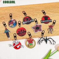 COOLGIRL Stranger Things Merchandise Pendant, Cute Bag Charm El Mike Dustin Steve Keychain, Bag Pend