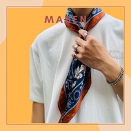 Silk turban scarf for shirts - bandana scarf for shirts size 70x70cm silk scarf scarf woman