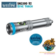 Weefine - SN1500 V2 - New!! 2024 - Scuba Diving Light - ไฟฉายใต้น้ำ ทนถึก สว่างสะใจ 1500lm