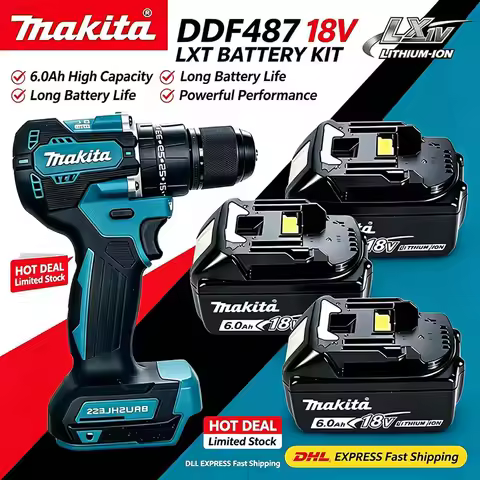 🏅 2026 Genuine Makita 18 V BL1860B Battery Replacement Compatible with Makita 18V Lithium Battery BL