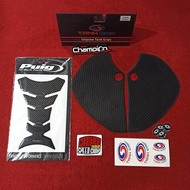 Paket Tankpad Tankgrip Side Tank Pad Grip WR3 PUIG Yamaha R15 V3