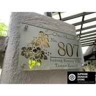 No Rumah Eksklusif/No Rumah/No Rumah Hipster/No Rumah Budget/House Number/House Plate Number