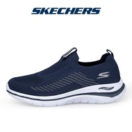 Skechers สเก็ตเชอร์ส รองเท้าผู้ชาย รองเท้าผ้าใบ Men Sport Arch Fit D'Lux Key Journey Shoes -259798-BLK Unisex Street Wear Delson 3.0 Cabrino Shoes GoWalk6 รองเท้าเดินผู้หญิง