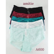 Panties AMITIE Lace Panties size S Boyshort Underwear A600