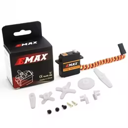 Emax USA Official ES3352 Metal Digital Servo 12.4g 0.1S/60° High Torque Servo Steel Gear For RC Airp
