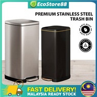 Dustbin Tong Sampah Bertutup Dapur Dustbin Kitchen Large 20L 30L 50L Pedal Dustbin Stainless Steel T