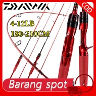 DAIWA Rod Casting Fishing Rod Spinning Joran Pancing Jigging Rod Carbon 2 Sections 1.8/2.1M/4-12lb