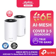 TP-Link Deco XE75 AX5400 Mesh WIFI 6E Tri Band Router Home System Wireless Range Extender