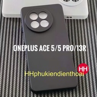 Oneplus Ace 5, Ace 5 Pro, 13R flexible, anti-fingerprint case (Black)