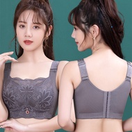 🔥Ready Stock🔥New Women's Ultra Thin Delicate Lace Seamless Plus Size Bra Fashion Full Cup Soft Wirel