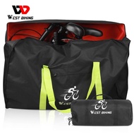 WEST BIKING Bike Cover Storage Bag Fit for 14/16/20/26/27.5 inches 700C Folding Bike Portable Thicken Travel Carry Loading Bags