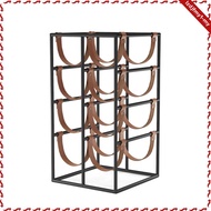 [leipupa] Vino Rack   Industrial Countertop Vino Rack Compact Bottle Holder for Sideboard, Kitchen