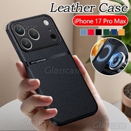 Casing For iPhone 17 16 15 Pro Max iPhone17 17Pro Max 17ProMax 16e 16Plus iPhone Air Luxury Leather 